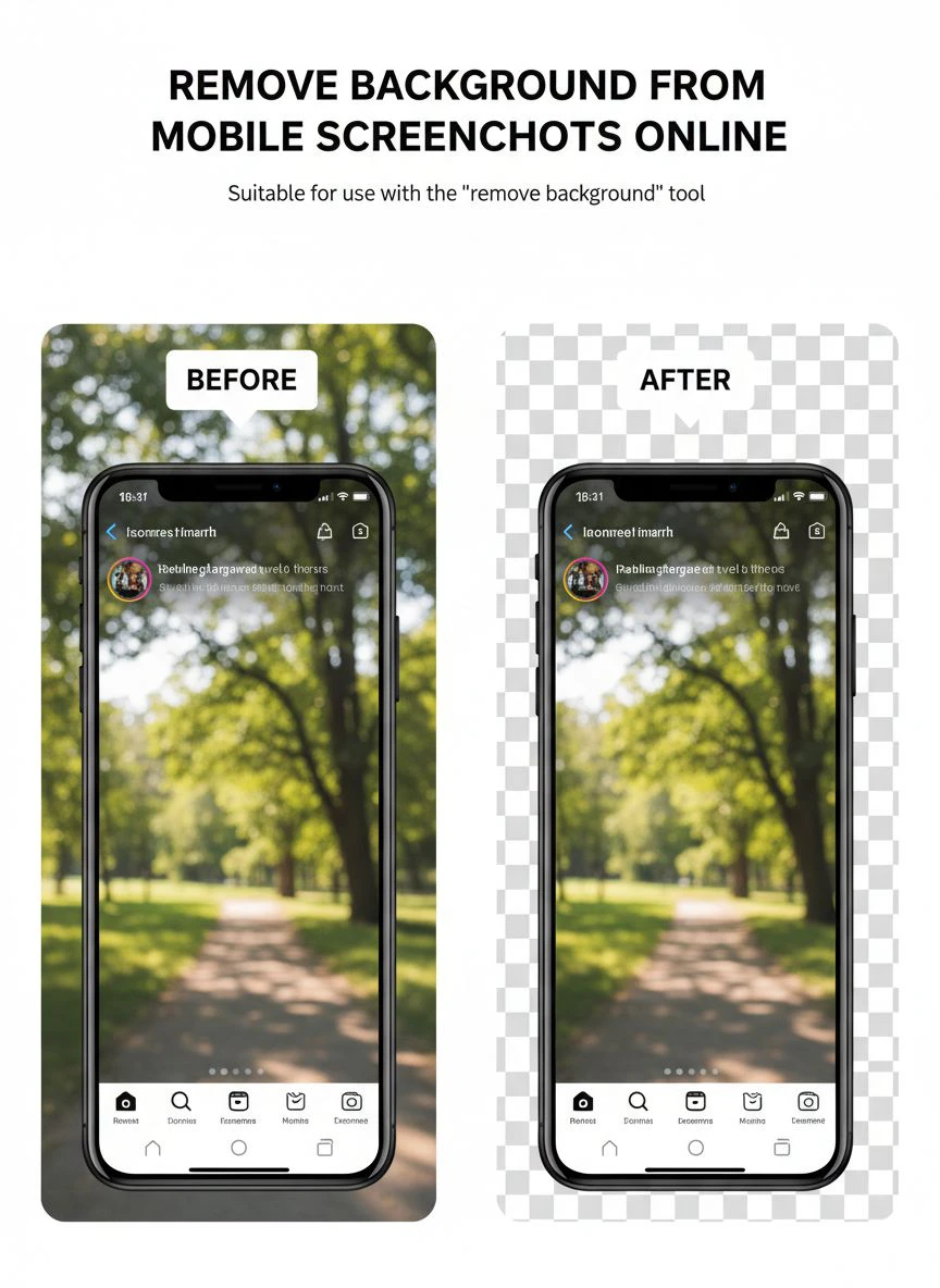 remove background from mobile screenshots online - Professional Guide